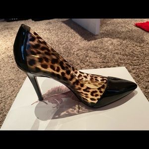 Leopard print heels
